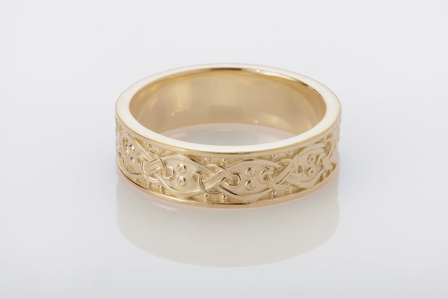 vkngjewelry Ring Handcrafted  Scandinavian Ornament Gold Ring