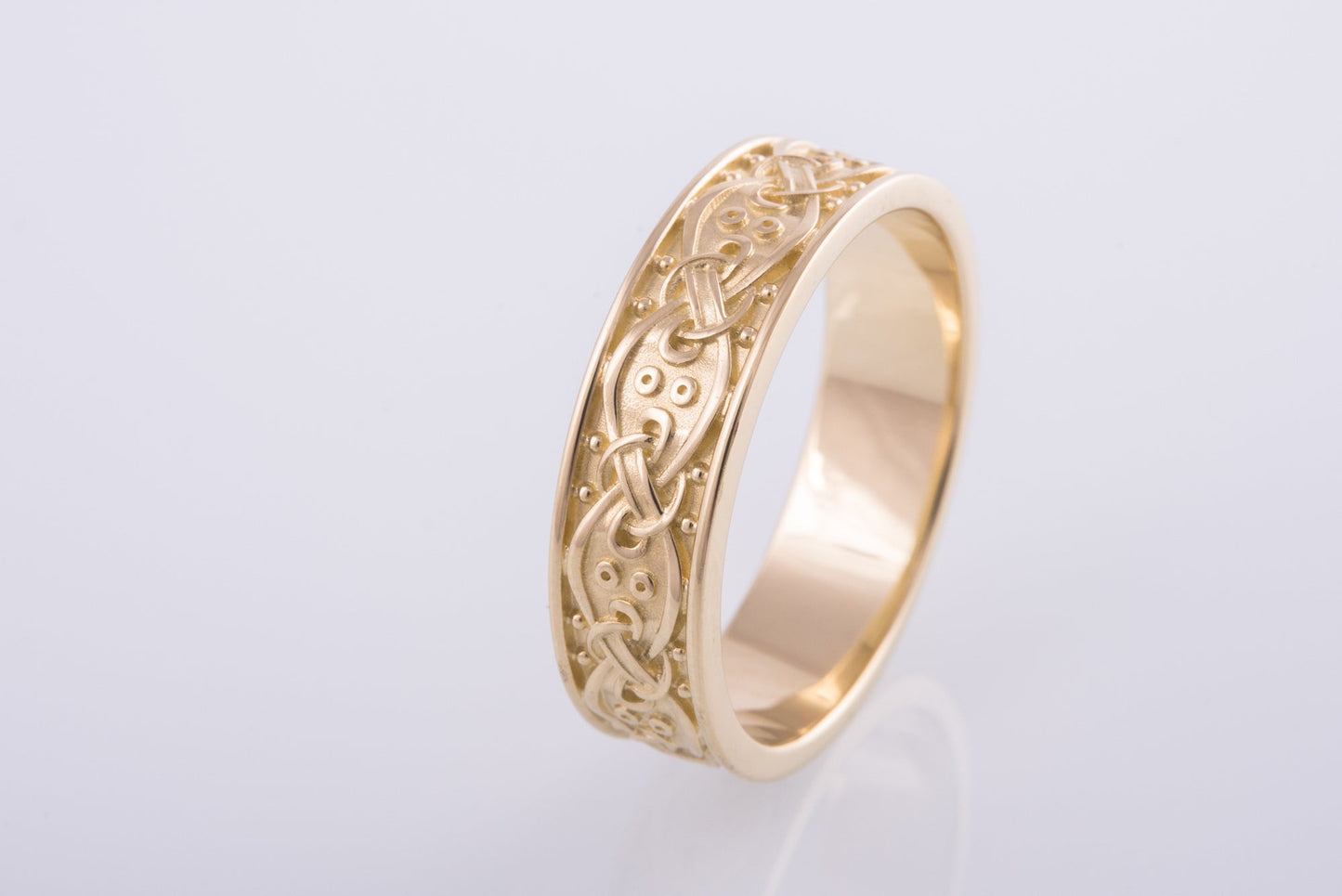 vkngjewelry Ring Handcrafted  Scandinavian Ornament Gold Ring