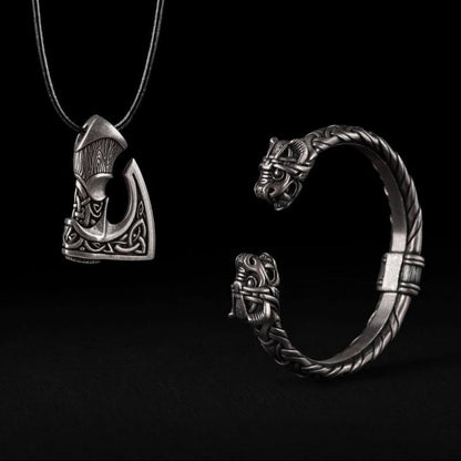 vkngjewelry Pendant Silver Axe Pendant