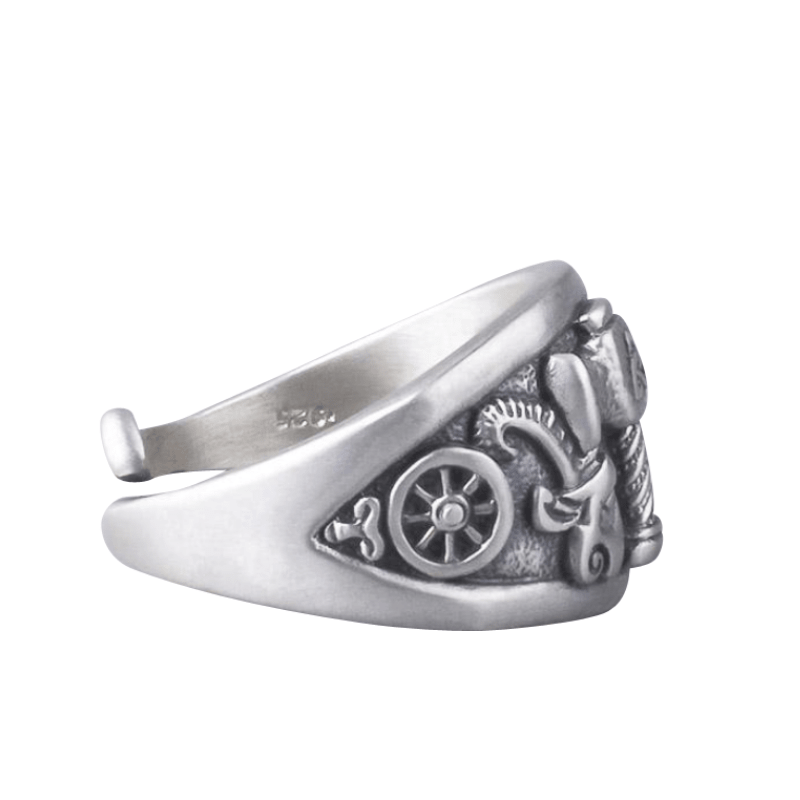 vkngjewelry Bagues Silver Thor Hammer Ring