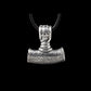vkngjewelry Pendant Silver Raw Thor Hammer