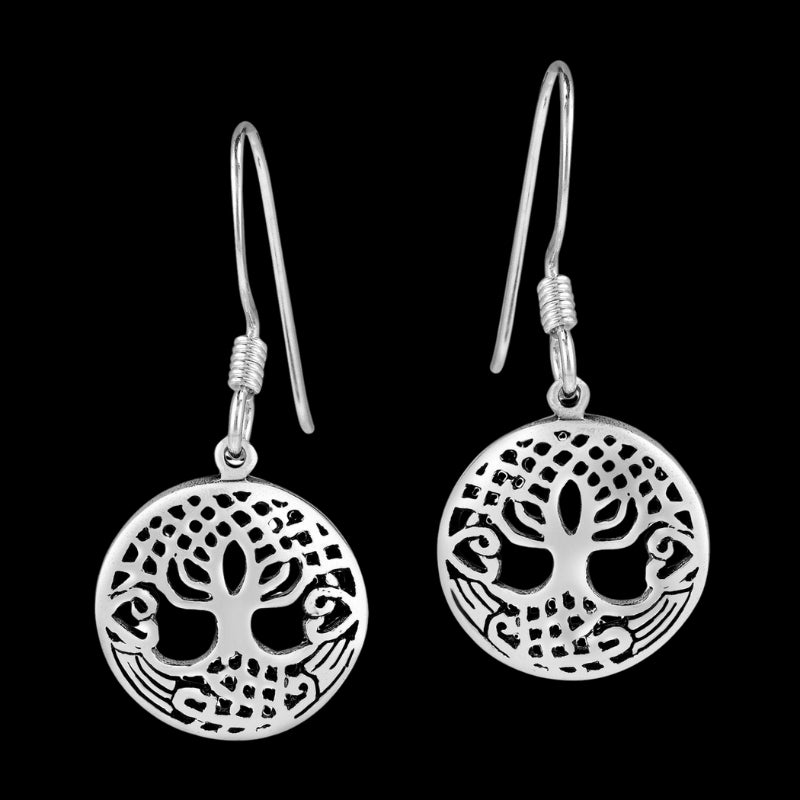 vkngjewelry Earring Silver Sterling Tree Of Life Earrings