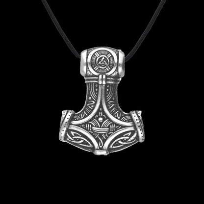 vkngjewelry Pendant Silver Thor's Hammer Jörmungandr