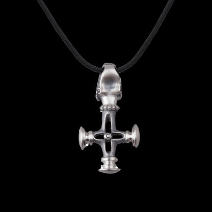vkngjewelry Pendant Handcrafted Vargkors  Silver  Pendant