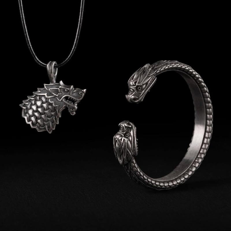 vkngjewelry Bracelet Snake Torc