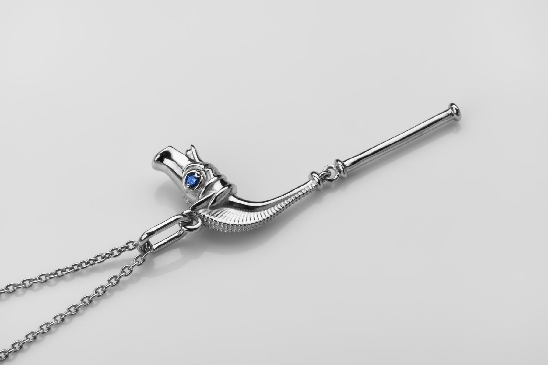 vkngjewelry Pendant Handcrafted Celtic Carnyx Silver Pendant