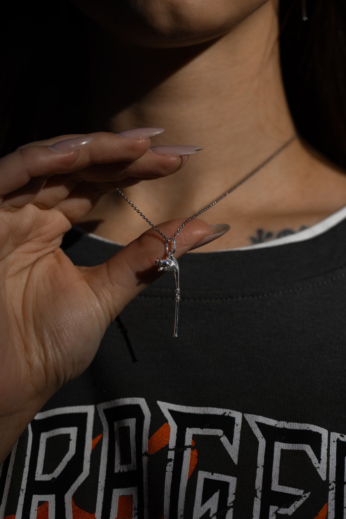 vkngjewelry Pendant Handcrafted Celtic Carnyx Silver Pendant