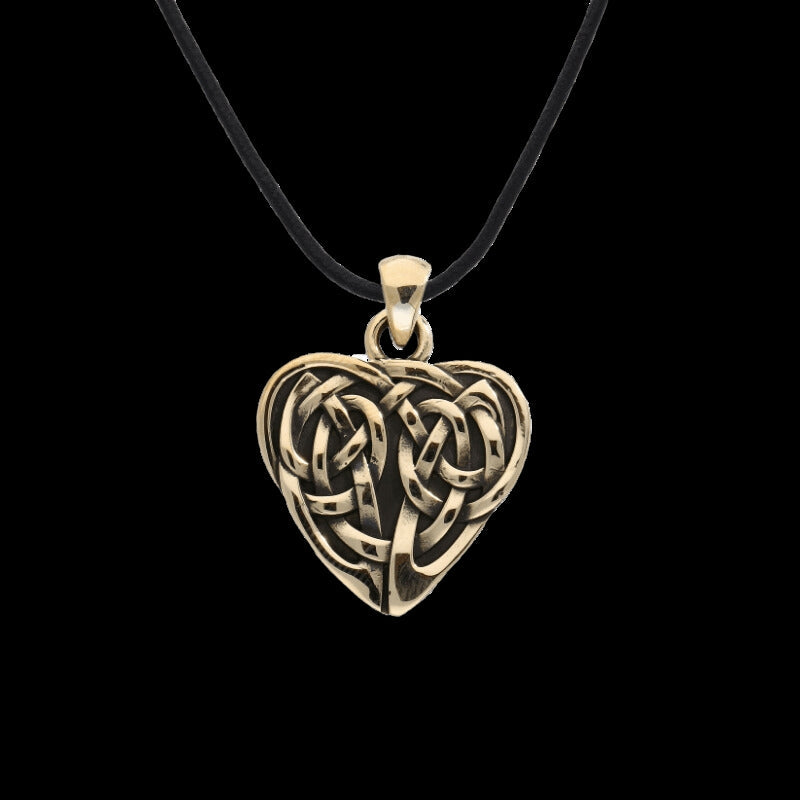 vkngjewelry Pendant The Heart Ornament Bronze Pendant