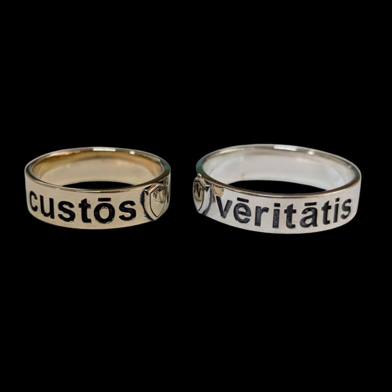 vkngjewelry Bagues Handcrafted The Ring of the Noble One – Guardian of Truth