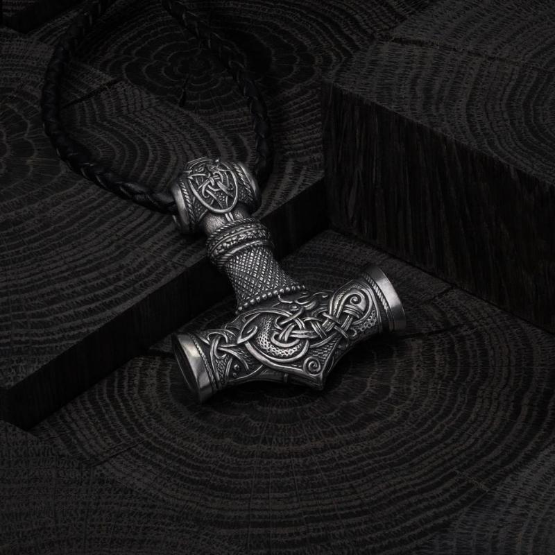 vkngjewelry Pendant Silver Amulet Thor Hammer