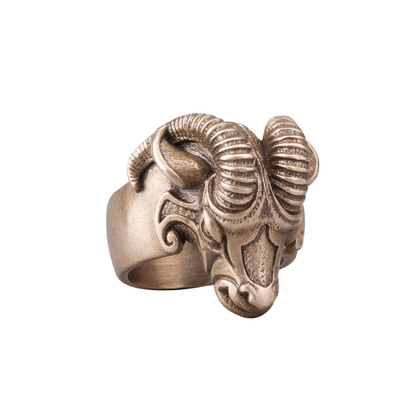vkngjewelry Bagues Thor's Goat Tanngrisnir Bronze Ring