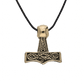 vkngjewelry Pendant Thor's Hammer Bronze Mjolnir with Ornament Pendant
