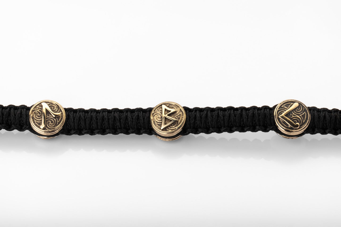 vkngjewelry Bracelet Brass Thor’s Hammer Paracord Bracelet Handcrafted Viking Mjolnir Wristband