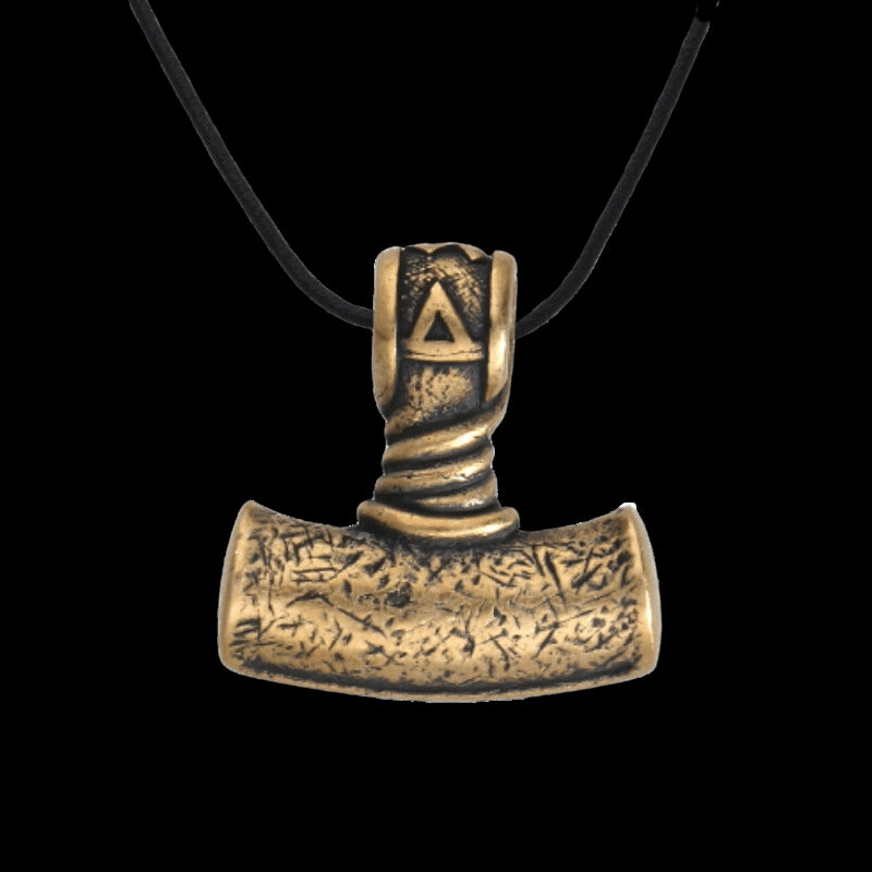 vkngjewelry Pendant Thor's Hammer Raw Bronze