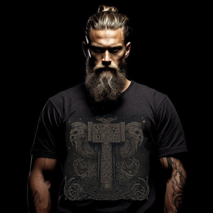 Printify T-Shirt Thor's Hammer V2 V.K.N.G™ T-Shirt