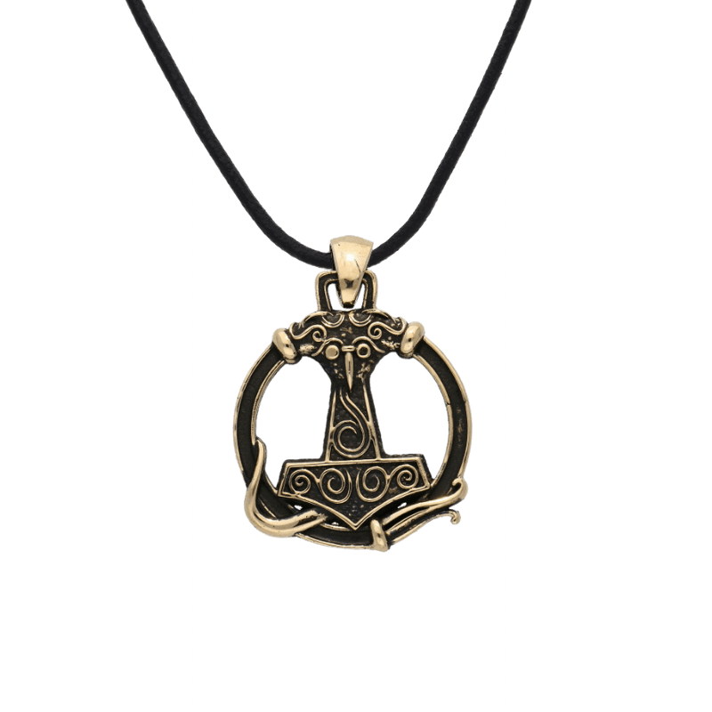 vkngjewelry Pendant Thor's Hammer Ornament Bronze Pendant