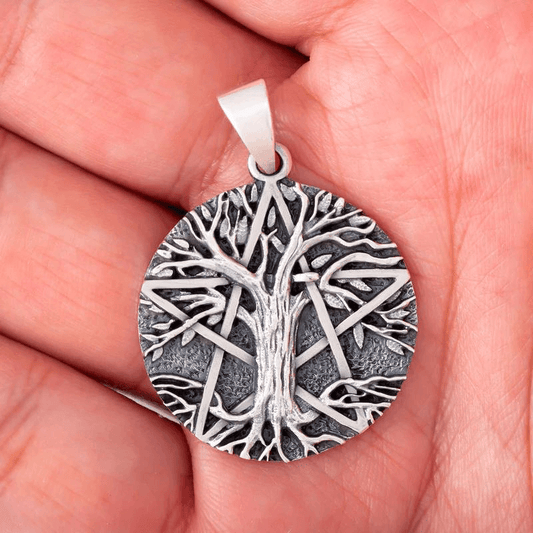 vkngjewelry Pendant Tree Of Life Neo-Pagan Pendant 925 Streling Silver