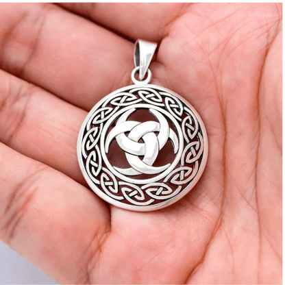 vkngjewelry Pendant Triple Horn of Odin 925 Sterling Silver Pendant