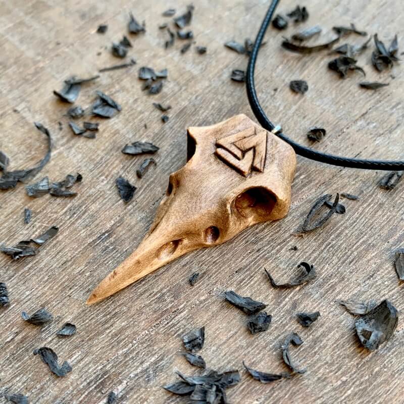 Buy Daogtc Raven Skull Necklace Crow-Pendant at Ubuy India