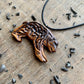vkngjewelry Pendant Unique Walnut Wood Viking Bear Pendant Style 2