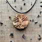 vkngjewelry Pendant Unique Walnut Wood Yggdrasil Triquetra Pendant
