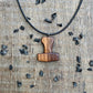 vkngjewelry Pendant Unique Wood Small Thor Liss Hammer Pendant Style 6
