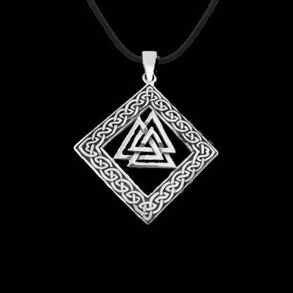 vkngjewelry Pendant Valknut Infinity Knots Sterling Silver