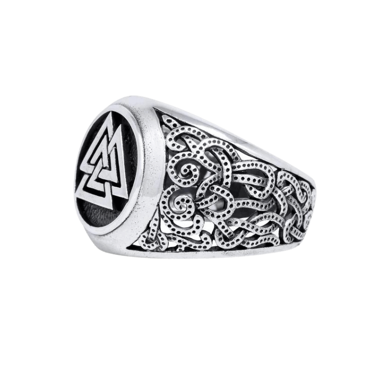 vkngjewelry Bagues Valknut Mammen Style Norse Scandinavian Ring 925 Sterling Silver