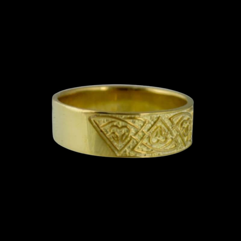 vkngjewelry Bagues Valknut Norse Ornament Gold Ring