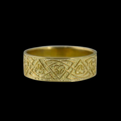 vkngjewelry Bagues Valknut Norse Ornament Gold Ring