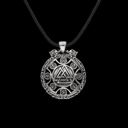 vkngjewelry Pendant Valknut Symbol Viking Runes Ornement Silver Sterling Pendant