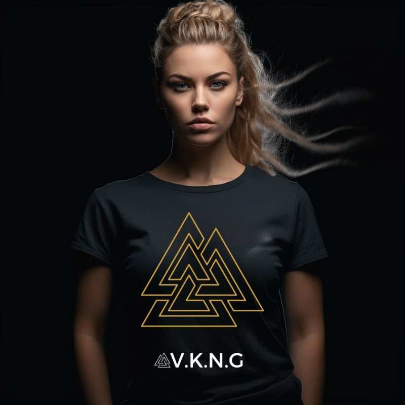 Printify T-Shirt Valknut V.K.N.G™ T-shirt Girly Cut