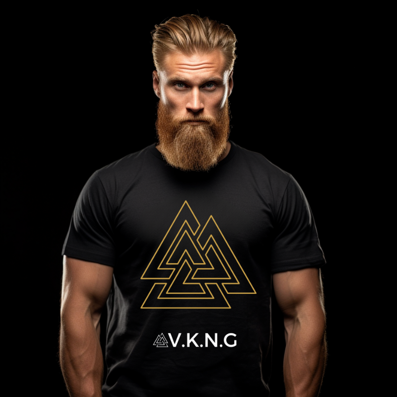 Printify T-Shirt Valknut V.K.N.G™ T-shirt