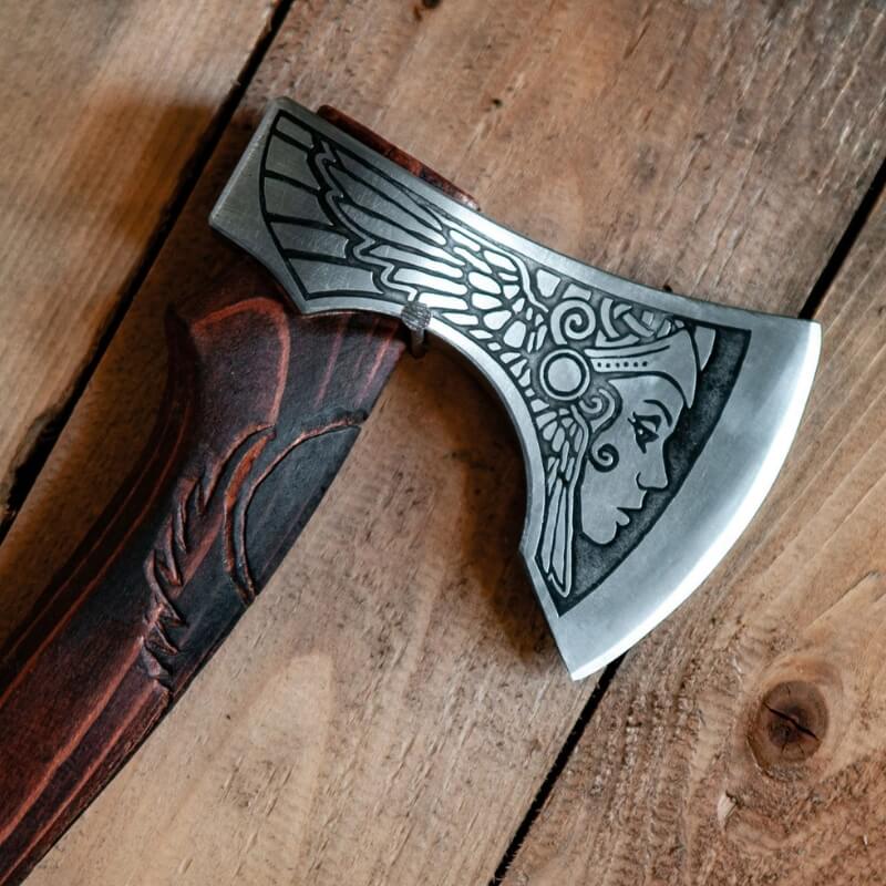 vkngjewelry hache Valkyrie Camping Hatchet