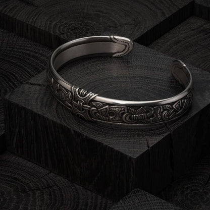 Wikinger Kunst Armreif | Handgefertigt | Viking Schmuck – vkngjewelry | Armreifen