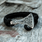 vkngjewelry Bracelet Viking Axe Paracord Bracelet Sterling Silver