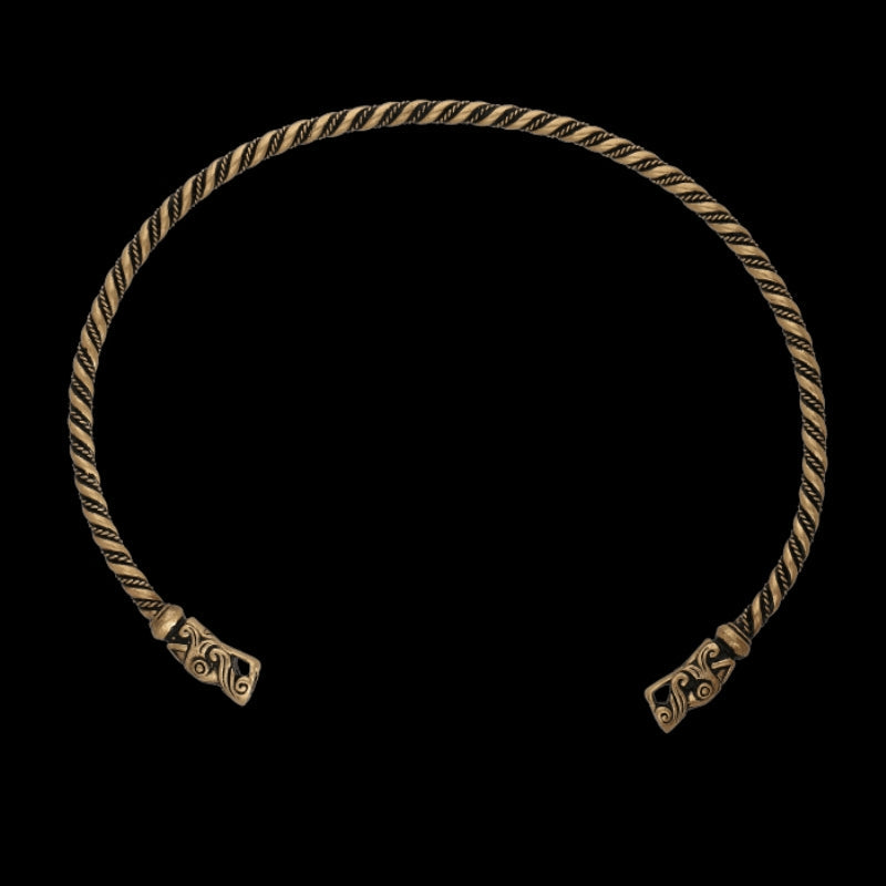 vkngjewelry Pendant Gotland Torc Bronze Necklace