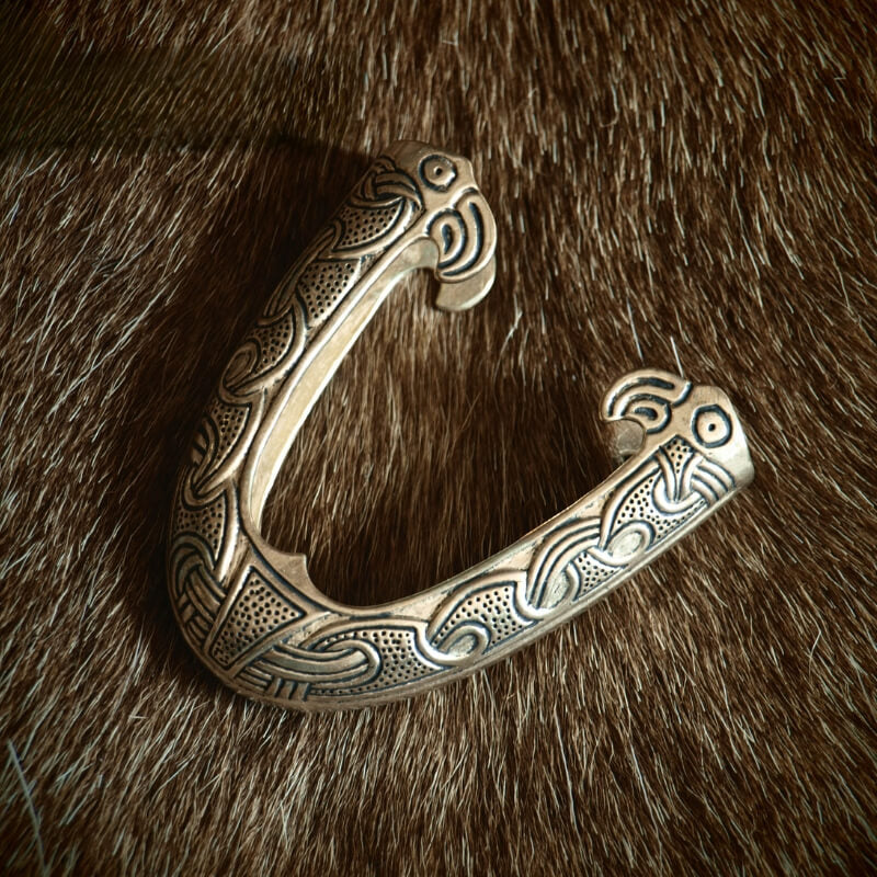 vkngjewelry épée Viking Chape Fitting for Sword Scabbard from Haithabu