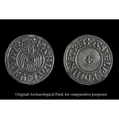 vkngjewelry Pièces de monnaie Viking Coin - Anlaf Guthfrithsson Raven Penny