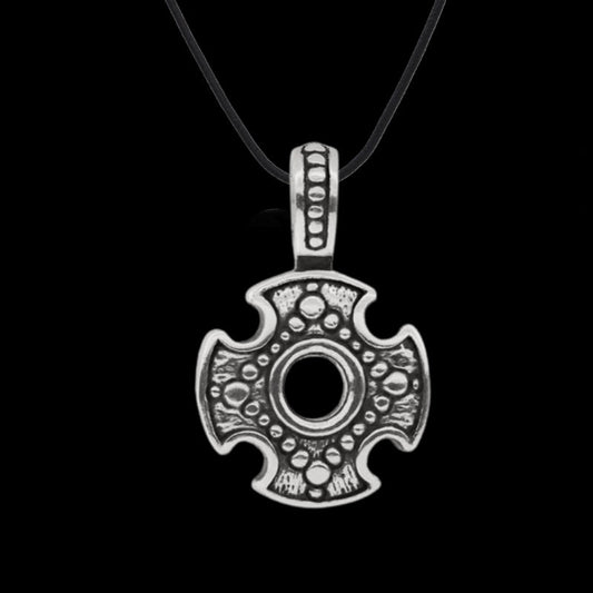 vkngjewelry Pendant Handcrafted Viking Cross Sterling Silver Pendant