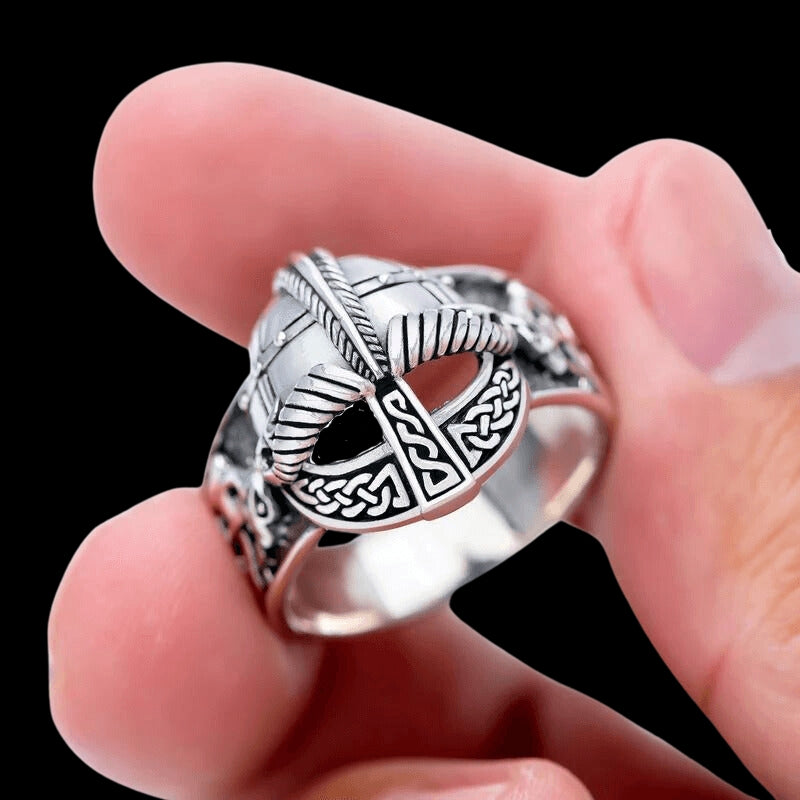vkngjewelry Bagues Viking Gjermundbu Helmet Ring 925 Sterling SilverViking Gjermundbu Helmet Ring 925 Sterling Silver