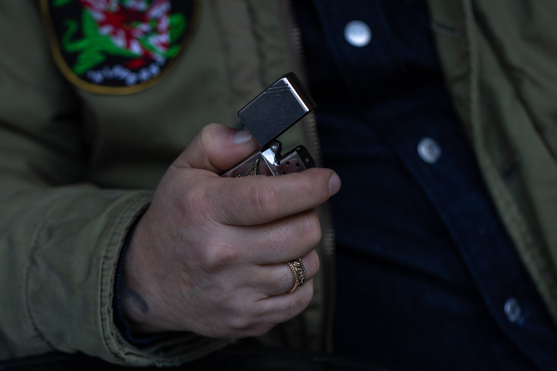 vkngjewelry Ring Solid Brass Viking Knot Ring Handcrafted Nordic Ornament Band