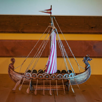 vkngjewelry Unique Piece : Viking longship model February 2024