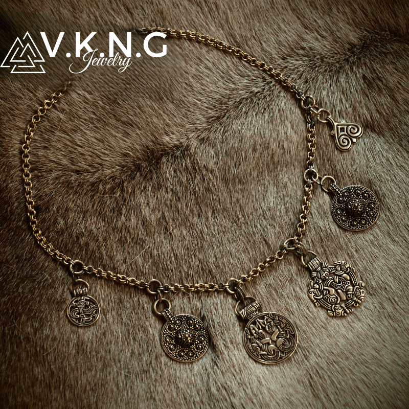 vkngjewelry Pendant Viking necklace with amulets