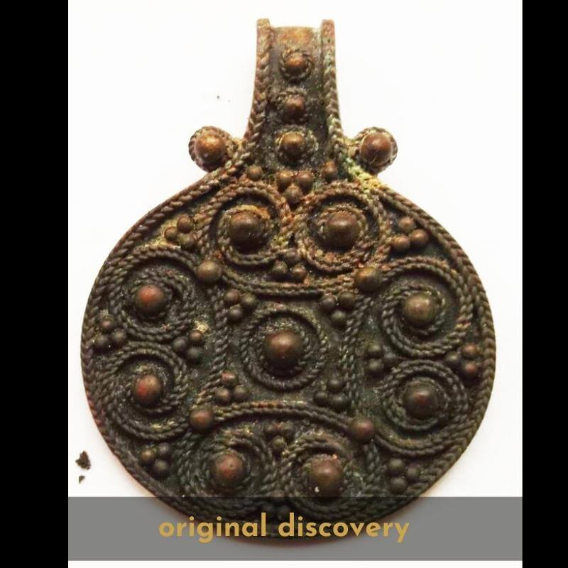 vkngjewelry Pendant Viking Patterns Pendant Bronze