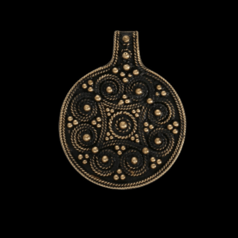 vkngjewelry Pendant Viking Patterns Pendant Bronze