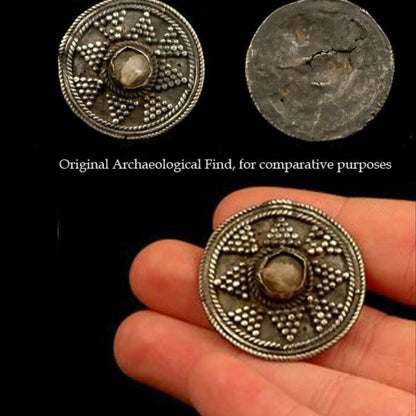 vkngjewelry Pendant Viking Pendant with Granulation and Filigree from Staraya Ladoga