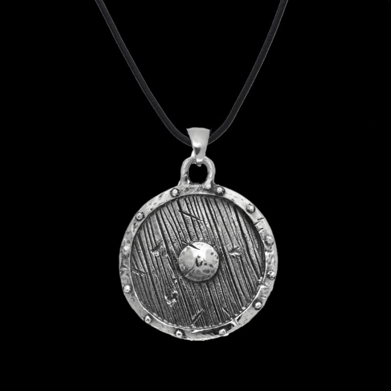 vkngjewelry Pendant Viking Shield Sterling Silver Pendant