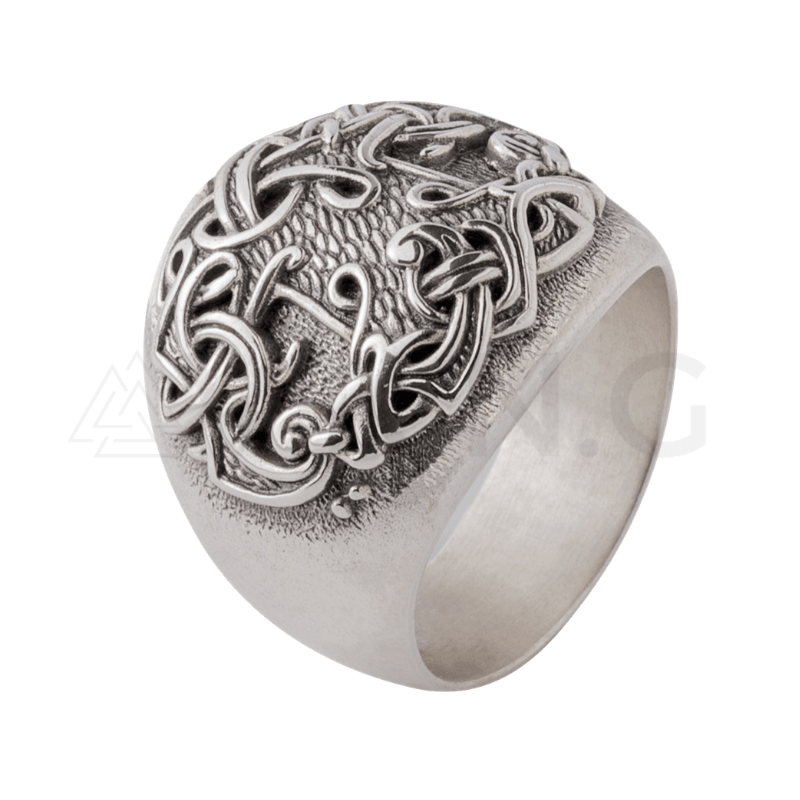 vkngjewelry Bagues Yggdrasil : Tree Of Life Viking Silver Ring