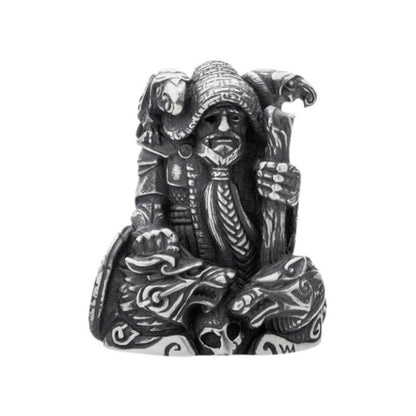 vkngjewelry Sculpture Odin Statuette Silver Sterling 925